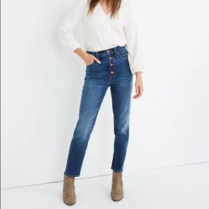 Madewell Perfect Vintage Jean: Button-Front Edition